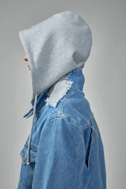 Vetements Deconstructed Hooded Denim Jacket - LABELS