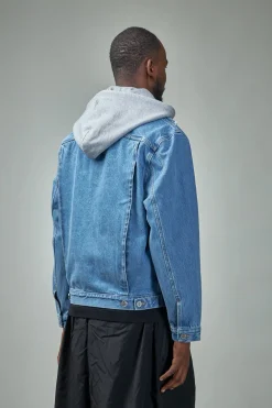 Vetements Deconstructed Hooded Denim Jacket - LABELS