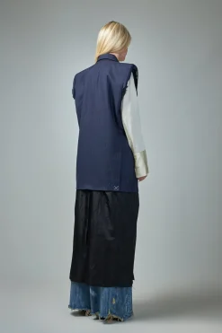 Vetements Deconstructed Sleeveless Lining Coat - LABELS