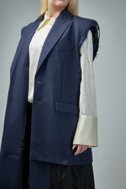 Vetements Deconstructed Sleeveless Lining Coat - LABELS
