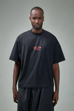 Vetements Oval Logo Cropped Boxy T-Shirt - LABELS