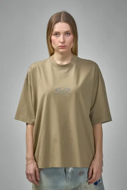 Vetements Oval Logo Cropped Boxy T-Shirt - LABELS