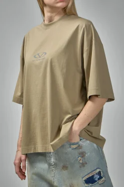 Vetements Oval Logo Cropped Boxy T-Shirt - LABELS