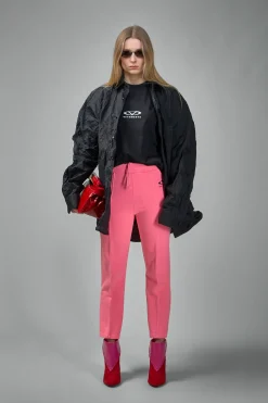 Vetements Oval Logo Fitted Sweatpants With Removable Straps - LABELS