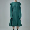 Vetements Ruffle Jersey Dress Police - LABELS