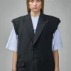 Vetements Sleeveless Single Breasted Tailored Jacket - LABELS