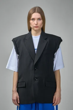 Vetements Sleeveless Single Breasted Tailored Jacket - LABELS