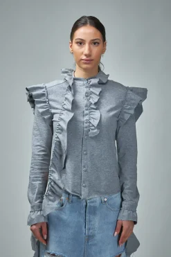 Vetements Vetements Deconstructed Jersey Blouse - LABELS