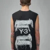 Y-3 Yohji Yamamoto GFX Knit Vest - LABELS
