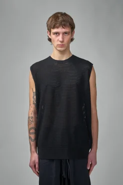Y-3 Yohji Yamamoto GFX Knit Vest - LABELS