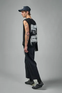 Y-3 Yohji Yamamoto GFX Knit Vest - LABELS