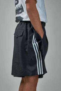 Y-3 Yohji Yamamoto Sport Uniform 3-Stripes Short - LABELS
