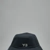 Y-3 Yohji Yamamoto 3-Stripes Bucket Hat - LABELS