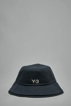 Y-3 Yohji Yamamoto 3-Stripes Bucket Hat - LABELS
