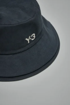 Y-3 Yohji Yamamoto 3-Stripes Bucket Hat - LABELS