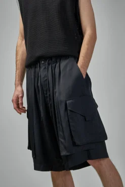 Y-3 Yohji Yamamoto Twill Short - LABELS
