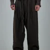 Ziggy Chen Front Pleats Half Drawstring Trousers - LABELS