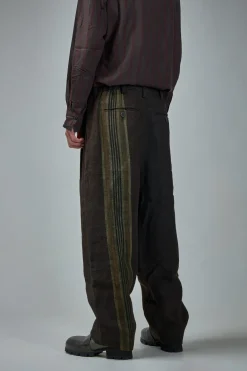Ziggy Chen Front Pleats Half Drawstring Trousers - LABELS