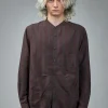 Ziggy Chen Mandarin Collar Pocket Shirt - LABELS
