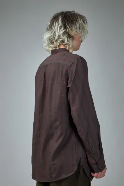 Ziggy Chen Mandarin Collar Pocket Shirt - LABELS
